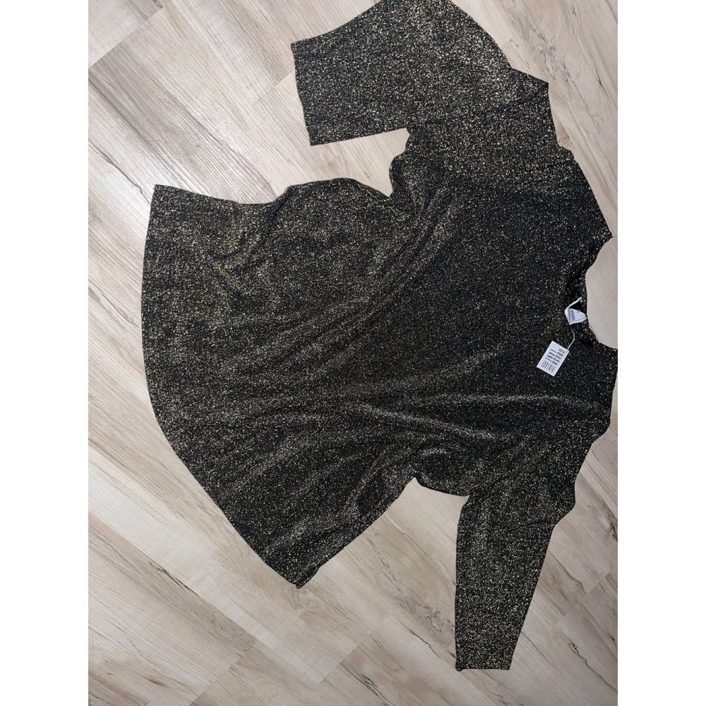 Vintage Albert & Pearl Gold Shimmery Top 3X